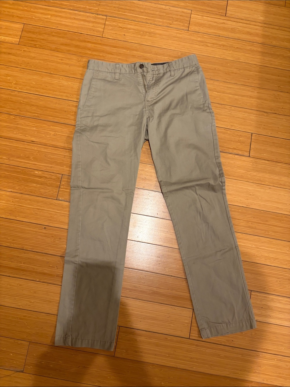 Volcom Men's Khaki Straight Leg Pants